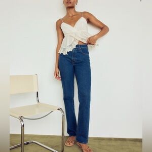 Abercrombie & Fitch Straight Leg Ultra High Rise Jeans